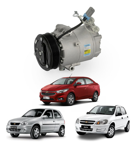 Compressor De Ar Cond Gm Corsa Todos 2002 A 2012 Delphi