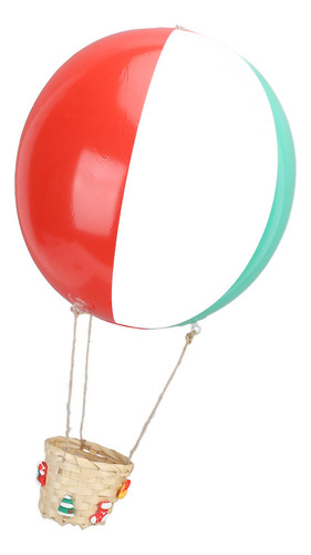 N Cesta De Ratán Modelo Hot Balloon Para Colgar En Color Pvc