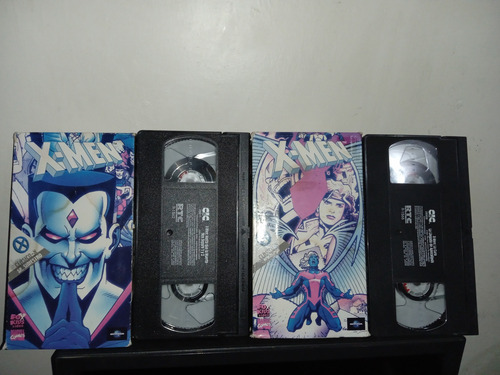Lote 2 Películas Vhs X Men Serie Animada En Español Latino (Usado)