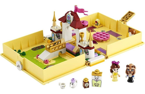 Blocos de montar LegoDisney Belle's storybook adventures 111 peças em caixa
