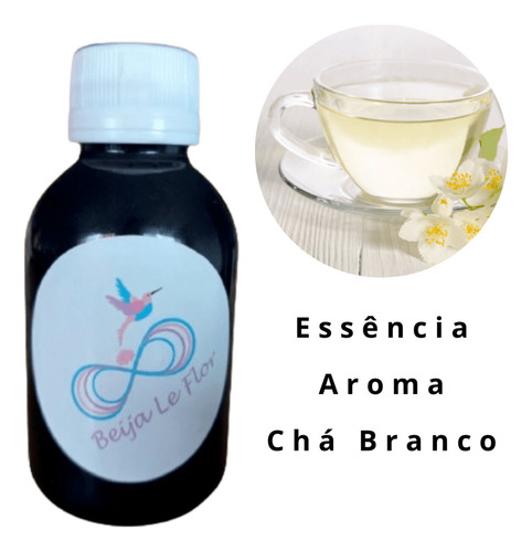 Essencia Concentrada Hidrossolúvel A Base De Água Aroma Chá Branco Tan Bul 100ml Aromatizador Eletrico