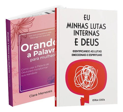 Kit 2 Livros - Libertação Emocional: Orando A Palavra Para Mulheres + Eu, Minhas Lutas Internas E Deus, De Charles Spurgeon. 1 Editorial Editora Penkal Books, Capa Mole, Edição 1 Em Português, 2025