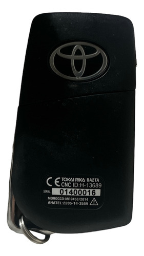 Llave Navaja Toyota Hilux 3 Botones (18-22)