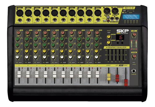 Console SKP Pro Audio VZ-100 II VZ Powered de mistura 110V/220V