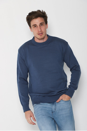 Sweater De Hombre Fino Cuello Redondo Excelente Calidad