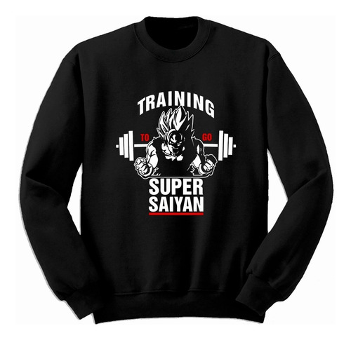 Suéter Dragon Ball Goku Training To Go Super Saiyan Fit