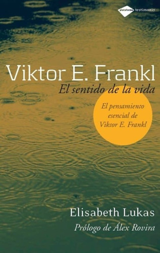 Libro Victor Frankl El Sentido De La Vida 