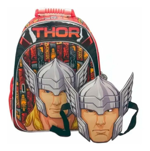 Mochila 16p Thor Avenger C/ Mascara Sp165 Cresko