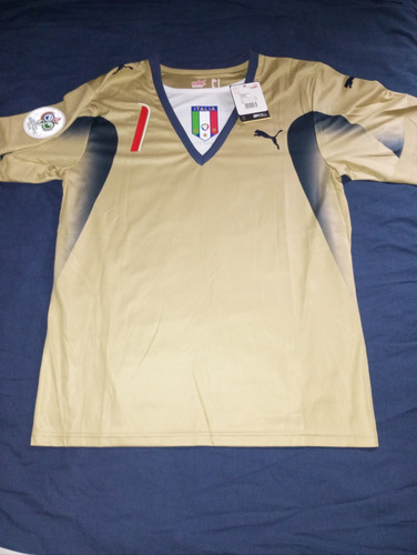 Camiseta Retro Original De Buffon - Italia 2006