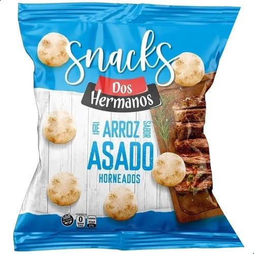 Snaks Dos Hermanos  Sabor Asado 80 Gramos