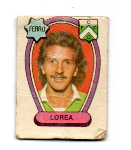 Figurita Ferro Futbol Golazo 1973 Lorea