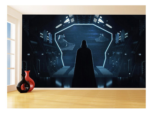 Papel De Parede 3d Star Wars Darth Vader Sith 3,5m Stw03