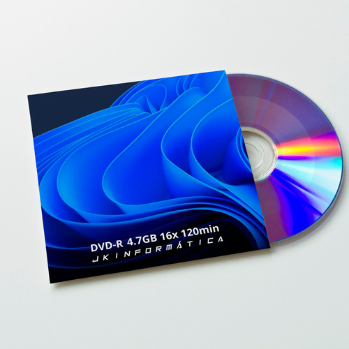Jk Informática Dvd-r 16x - 1 Unidade Windows 11 Pro