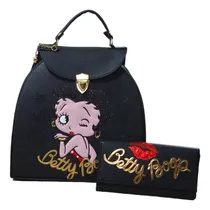 Comprar Bolsa Mochila Betty Boop Con Cartera .1