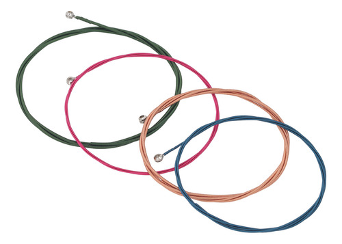 Juego De Cuerdas Para Bajo Eléctrico, 4 Piezas, Clear Bright