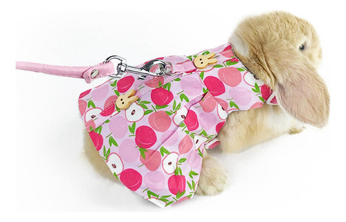 M Chaleco De Conejo Arnés Ropa Para Mascotas Mini Rosado