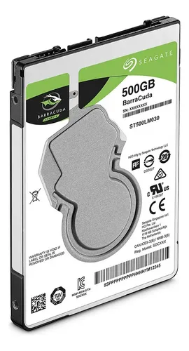 Hd 500gb Notebook Seagate Sata 6gbs Barracuda St500lm030