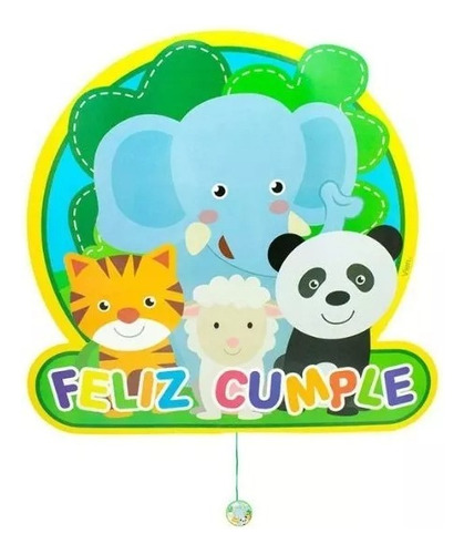 Piñatas Cumpleaños Diseño Infantil Animalitos