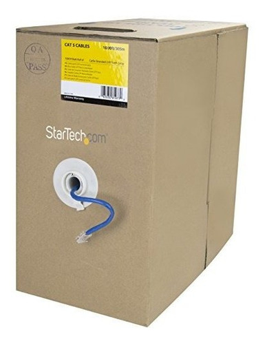 Startech.com Cable Ethernet Cat 5e A Granel De 1000 Pies - T
