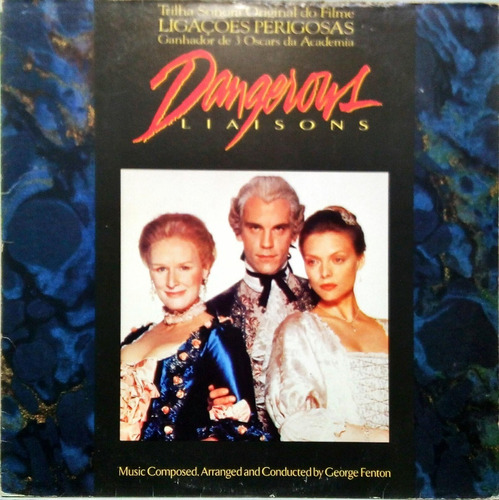 Ligações Perigosas Lp Original Do Filme Dangerous 1989 2905