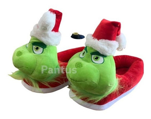 Pantufla De Grinch Adulto Niños