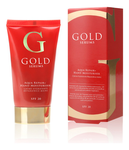 Gold Serums Crema Hidratante De Manos Spf 20 Aqua Repair Plu