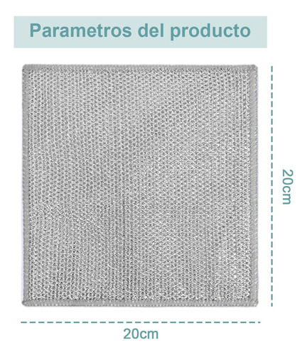 10 Trapos De Alambre Multiusos Para Lavar Platos