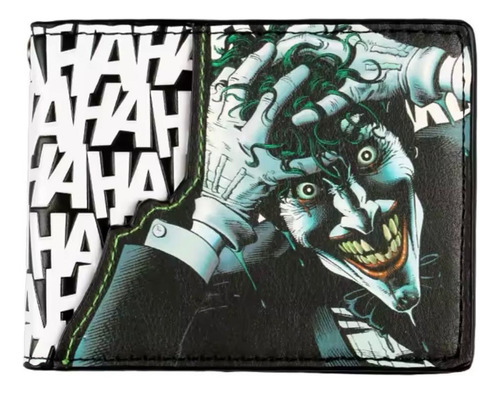Cartera Billetera Dc The Joker Guason Batman Negro/blanco