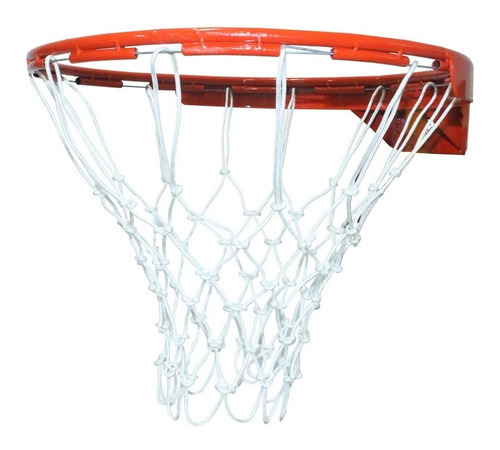 Aro Basket + Malla Para Basquet Basquetbol Medida Oficial