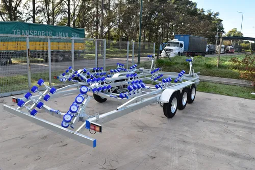 Trailer Nautico Lancha Trucker 3 Ejes Capac 3600kg Nuevo 0km