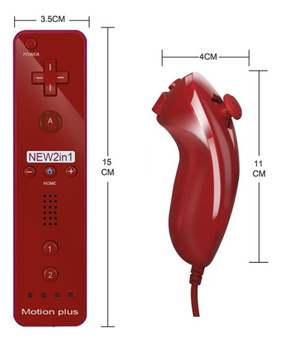 Mando A Distancia Inalámbrico Integrado Motion Plus Para Wii