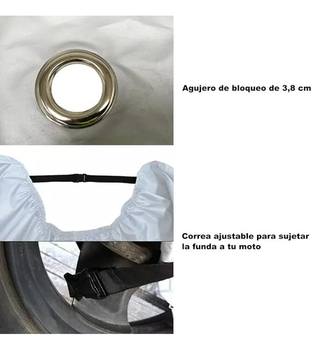 Cubre Moto Eua Broche + Ojillos Yamaha Sz Rr Versi N 2 0