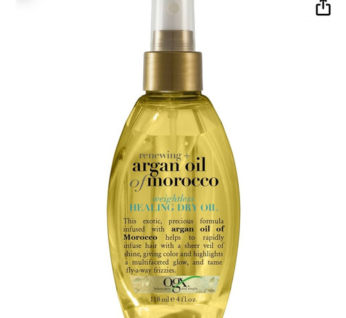 Ogx, Tratamiento Capilar Renovador De Aceite De Argán