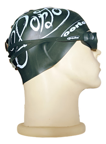 Lente De Natación + Gorra Con Orejeras Torneo Uv Y Antifog