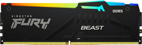 Memoria Ram Ddr5 Kingston Fury Beast Rgb 8gb 5200mt/s Cl40 Kf552c40bba-8