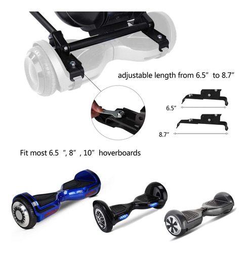 Adjunto De Asiento De Hoverboard Go-kart Se Adapta A 6.5/ 8/