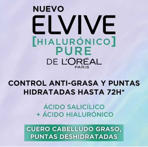 Mascarilla Elvive Hialurónico Pure 300g