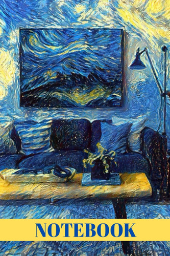 Libro: Notebook: Vincent Van Gogh | Starry Night In My Livin