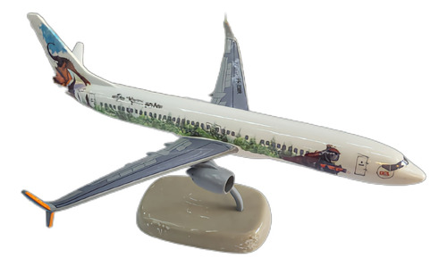 Boeing 737 Max Gol Maqueta Resina