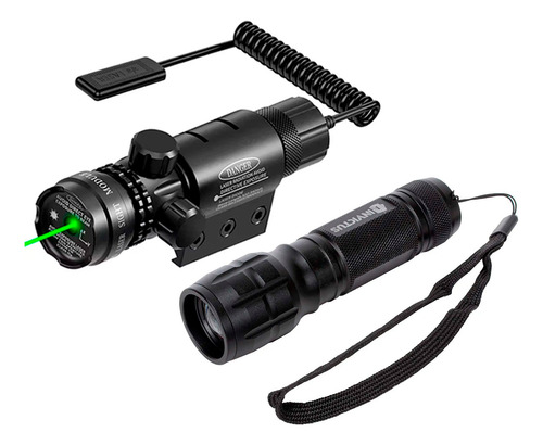 Laser Verde Rossi P/ Pistola Carabina Trilho 22mm + Lanterna