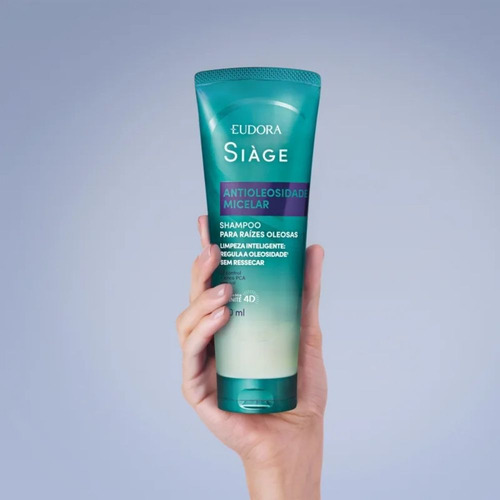 Shampoo Antioleosidade Micelar Limpeza Inteligente Eudora