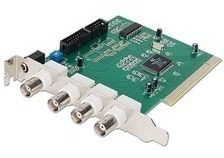 Tarjeta Pci Vigilancia Interna 4 Camaras Y 1 Canal De Audio