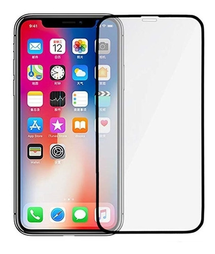 Protector Vidrio Templado iPhone X Xs Full 9d Freecellshop 