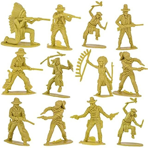 Lynkaye 60 Figuras De Juguete Indio De Varios Vaqueros De P