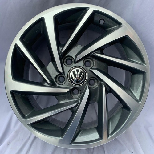 Llantas 15 Volkswagen Virtus / 5x100 / Grafito Diamantado