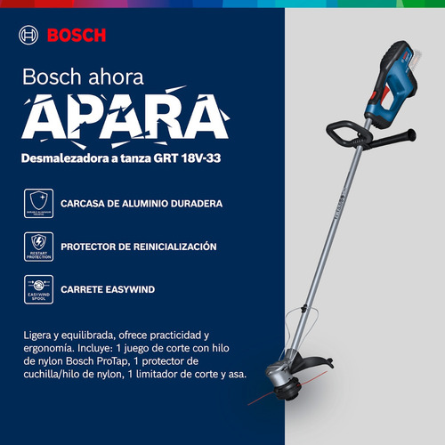 Podadora Césped Bosch Grt 18v-33