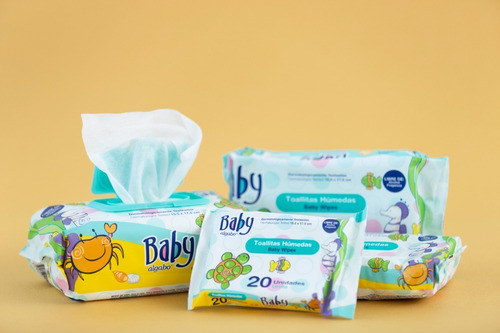 Caja X48 Baby Toallitas Húmedas 20u Algabo
