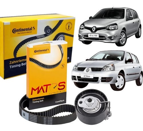 Kit Correia Dentada Clio 2004 Authentique 1.0 16v Original