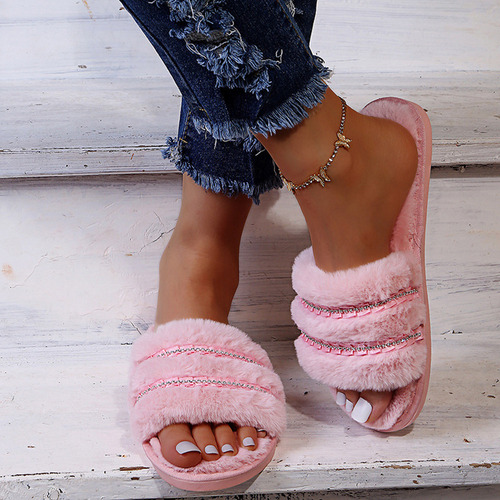 Zapatos De Mujer Con Diamantes De Imitación Neutros Para Inv