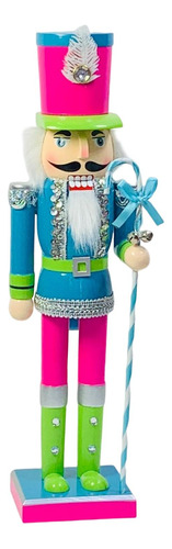 Cascanueces Figura Estilo, Azul Azul 9,5 Cm X 9,5 Cm X 38 Cm